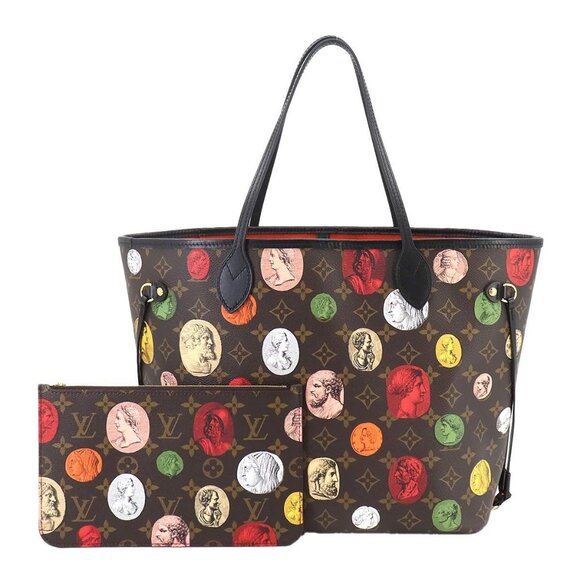 LOUIS VUITTON Monogram cameo Neverfull MM Tote Bag M45923 Purse 90249776 - Picture 1 of 10